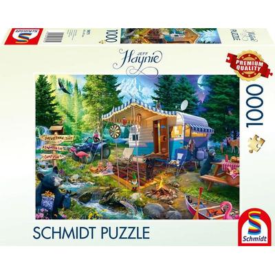 Mit dem Caravan in den Bergen 1000 Teile