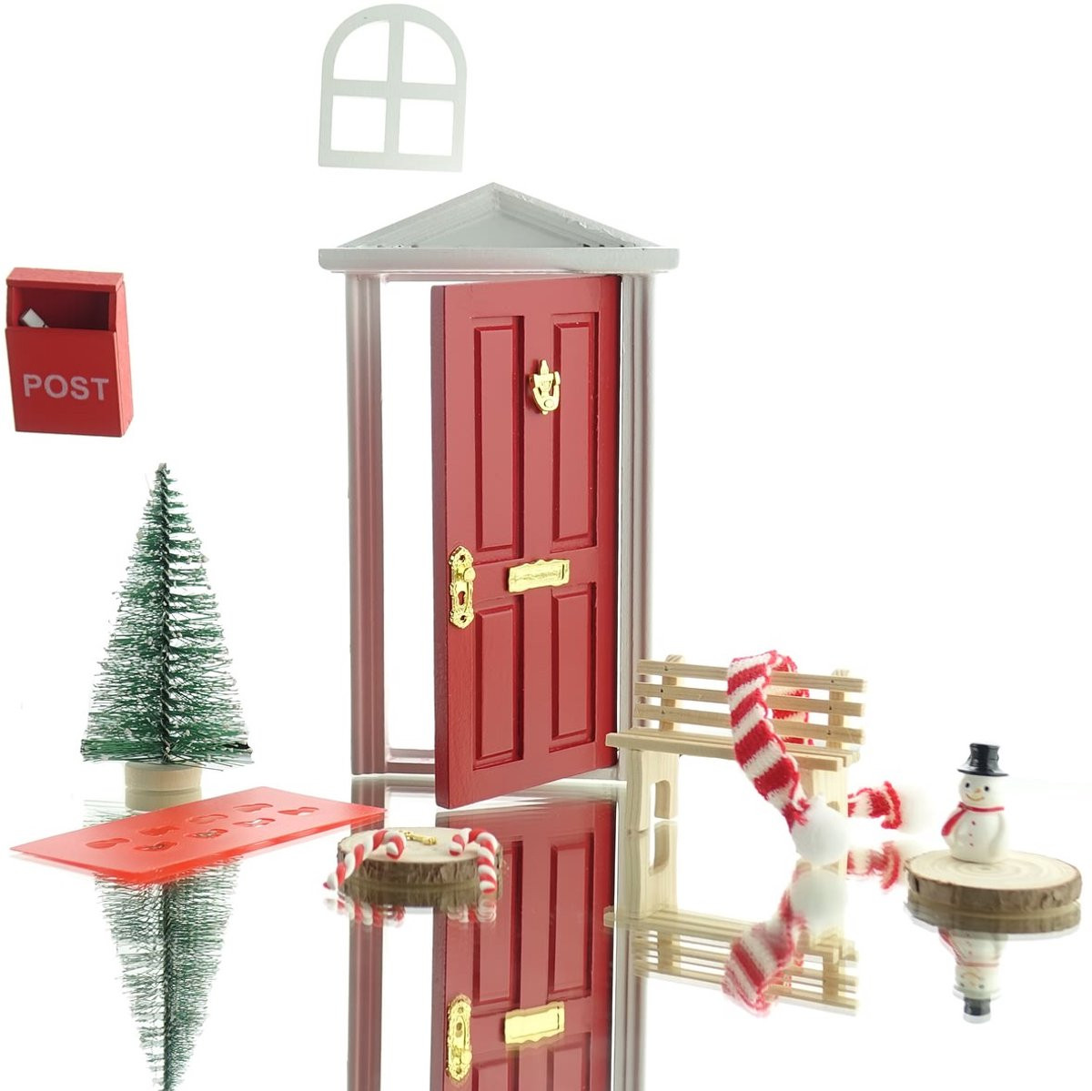 Riffelmacher & Weinberger Kerstdecoratie Kabouterdeur Rood 13-delig