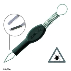 Zecken-Fix Zeckenpinzette aus Edelstahl/Kunststoff, sterilisierbar