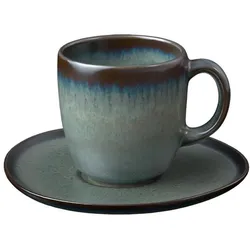 Like. by Villeroy & Boch, Tasse, Lave Kaffeetasse mit Untertasse (190 ml, 1x)