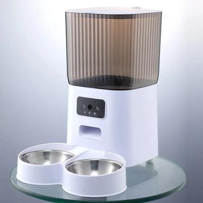 Uplift Essentials 5L Smart Camera Pet Feeder & WiFi Food Dispenser 2 Bowl With Camera