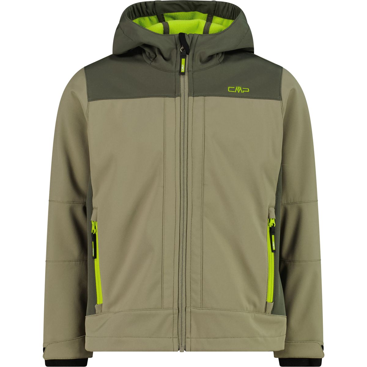 CMP KID Jacket FIX Hood sage (E663) 92 3A00094-E663-92