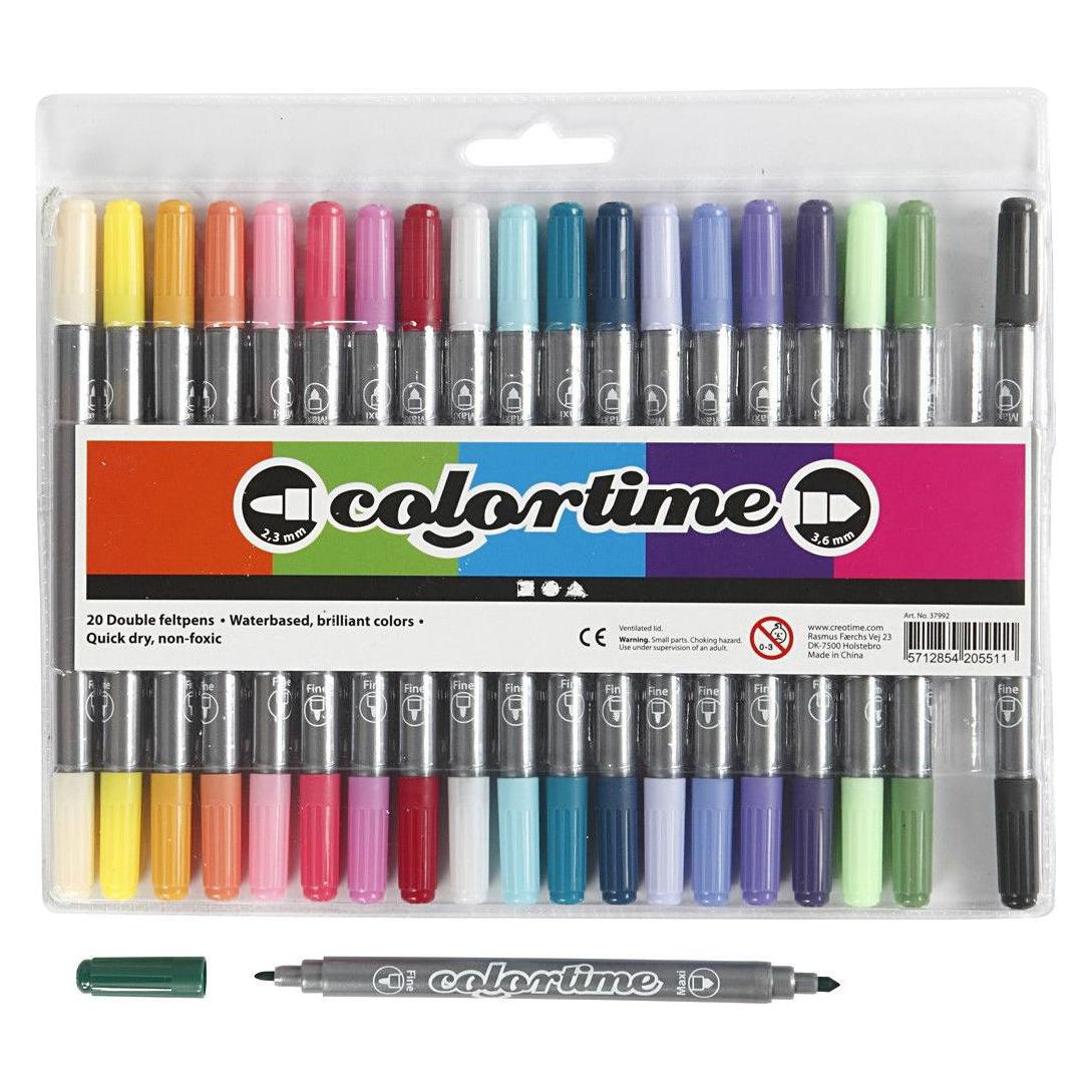 Creativ Company Colortime Double Marker (20x) (37983)
