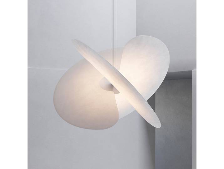 Levante LED-Hängeleuchte weiß Ø 90 cm 54 W - Luceplan - Wohnzimmer - Design - Metall - Einflammig