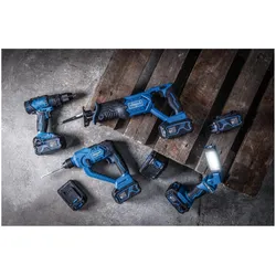 Scheppach, Werkzeugakku + Ladegerät, Akku SBP4.0 (20 V)