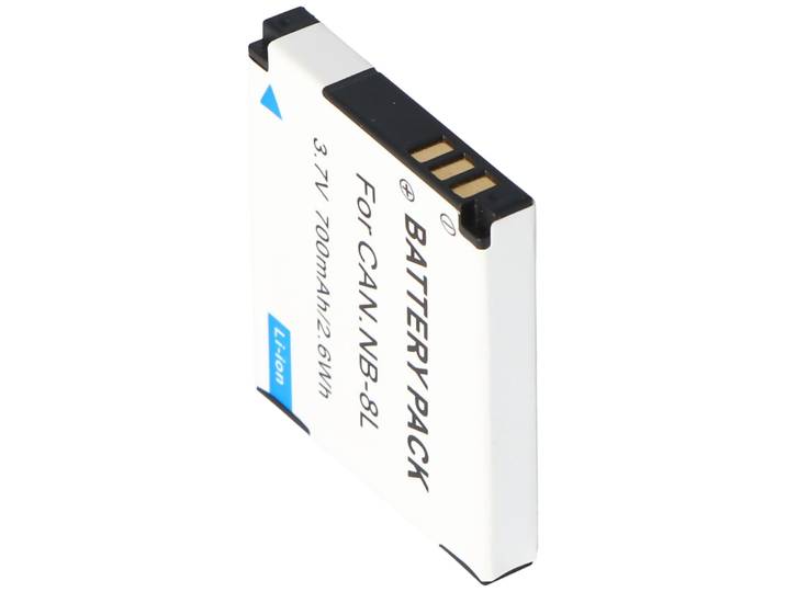 AccuCell NB-8L - Li-ion batterij - 3.6V 700mAh - geschikt voor Canon PowerShot A3000 IS A3100 IS A3300 IS A3200 IS A2200
