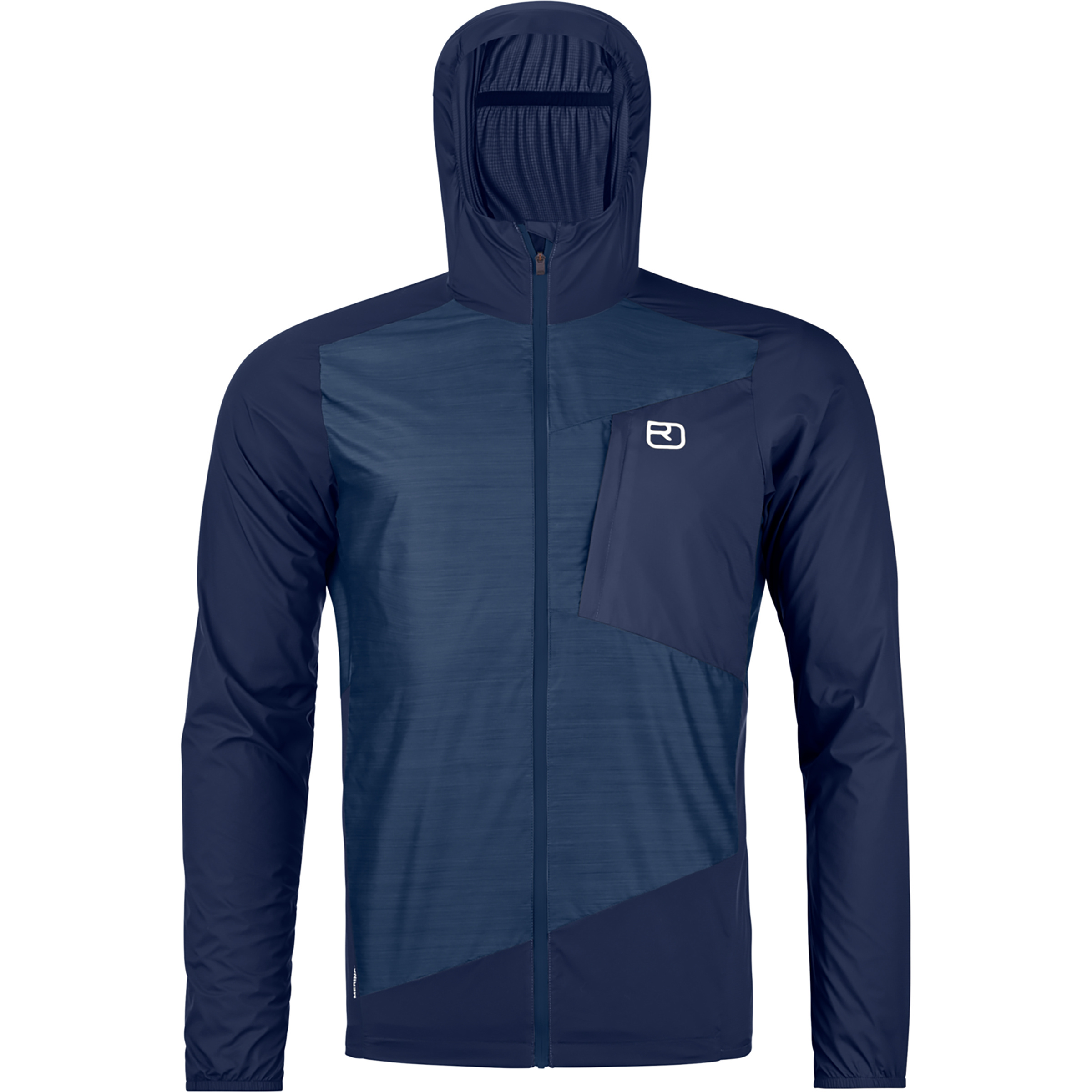 Ortovox Trace Windbreaker Herren Windbreaker blau Größe S Bergsteigen Merinowolle