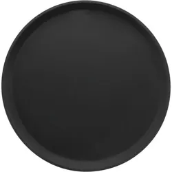 CAMBRO  Tablett rutschfeste Gummioberfläche, rund, ø: 279 mm,  schwarz