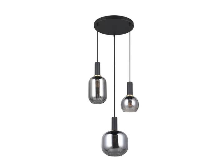 Suspension trois lampes 30 cm Diva