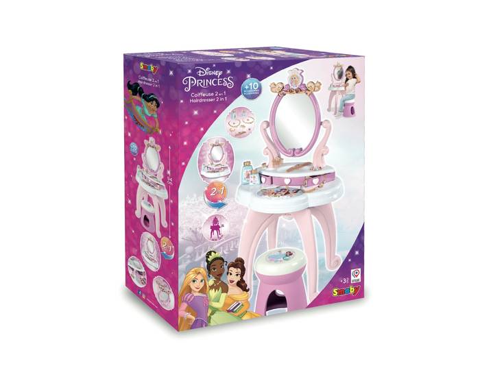 Coiffeuse 2en1 Disney Princess SMOBY