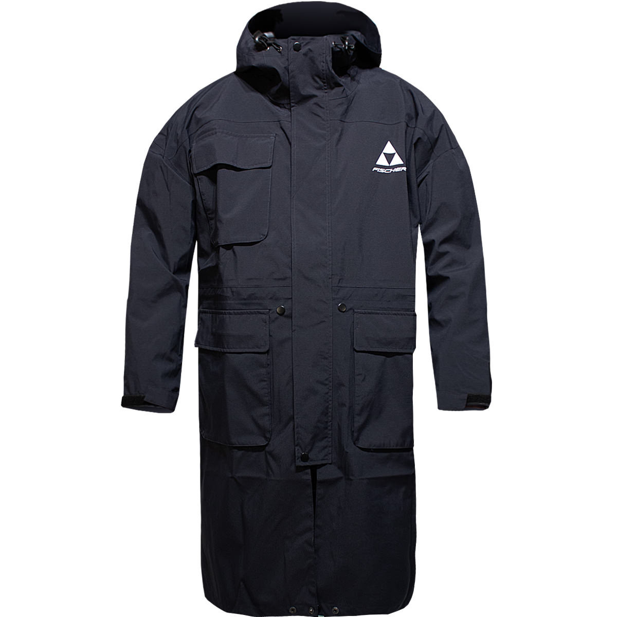 Fischer Skiwear Regenmantel 2L black - L/XL