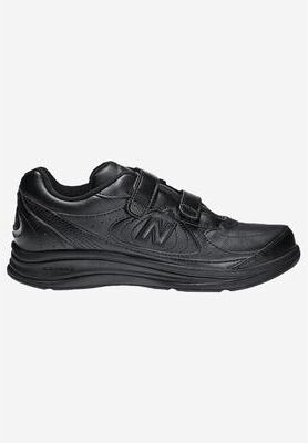 Men's New Balance® 577 Velcro Walking Shoes by New Balance in Black (Size 12 EE)