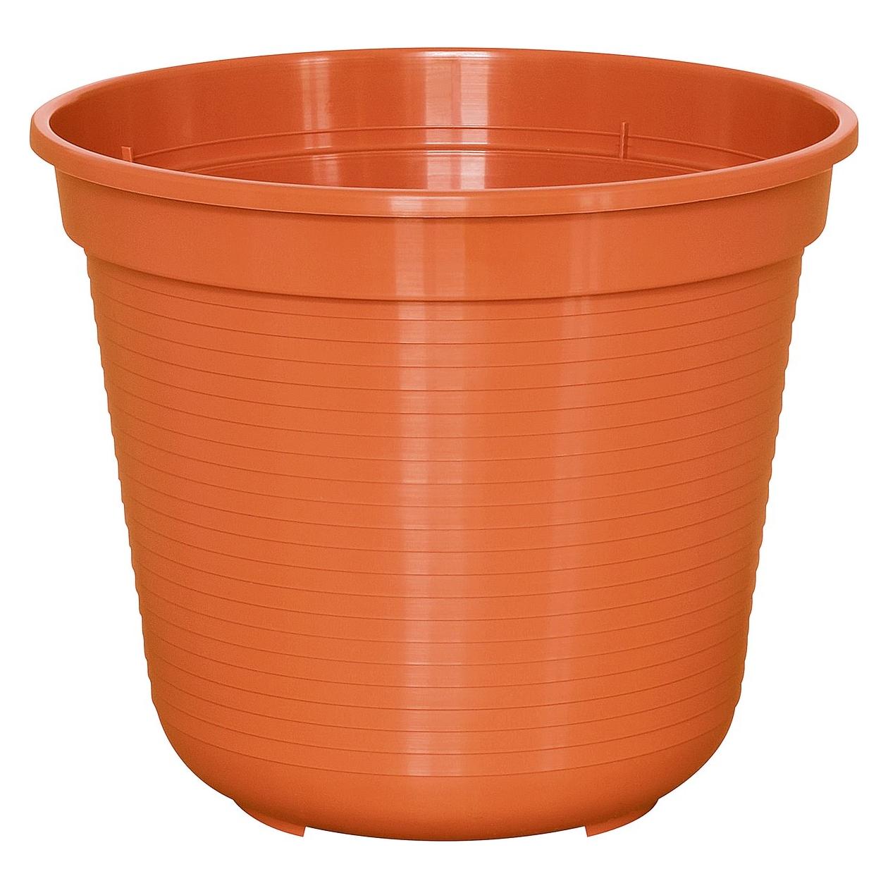 Geli Pflanztopf Standard 26cm terracotta (26 x 22.50 cm) (GELI) Mindestbestellmenge: 10 Stück