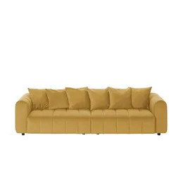 Höffner Selection Big Sofa  Maila , gelb , Maße (cm): B: 274 H: 73 T: 98.0