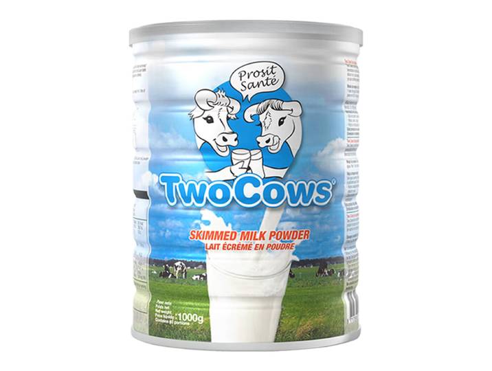 Two Cows Magere Melkpoeder 1000 g (Voor 2+ Jaar)