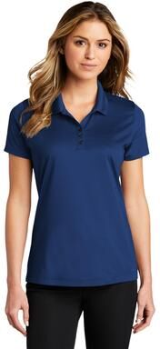 Port Authority LK587 Women's Eclipse Stretch Polo Shirt in Estate Blue size XS   Polyester/Spandex Blend