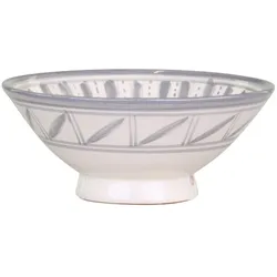 Chic Antique Marrakech Schale, H7/Ø16 cm, französisches grau