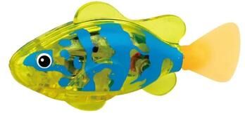 Inspired Living Interactive LED Robot Fish Cat Toy Motion Activated Cat Hunting Toy For Indoor Cats green