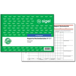 SIGEL Formularbuch Wochenbericht DIN A5 quer 1x 100 Seiten