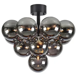 Deckenleuchte Merlot Plafond Schwarz max. 18 Watt Deckenlampe