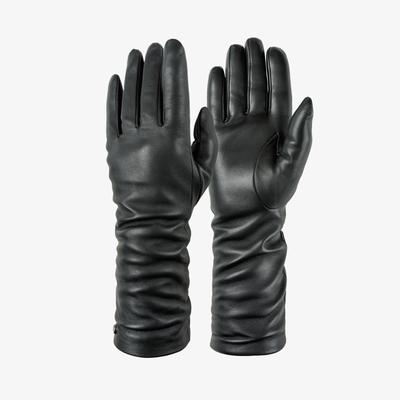 Lederhandschuhe PEARLWOOD "LETITIA", Damen, Gr. 8, schwarz, Schafsleder, Handschuhe