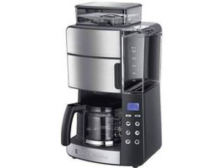 Russell Hobbs Machine à Café Cafetière Filtre Semi Automatique 1000W Moulin à Grains Intégré Programmable - 25610-56 Grind and