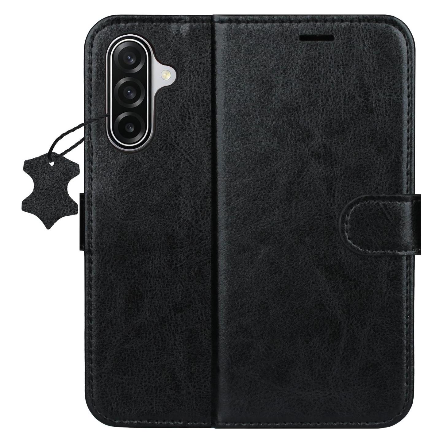 OEM Smart Luxe Lederhülle für das Samsung Galaxy S25, schwarz (Samsung Galaxy S25) (GSM277068)