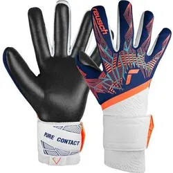 REUSCH Torwarthandschuhe Pure Contact Gold, Größe 8 in Blau Blau