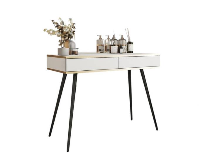 Compleo Schminktisch mit 2 Schubladen, Glamour Design, Luxus Möbel POLO