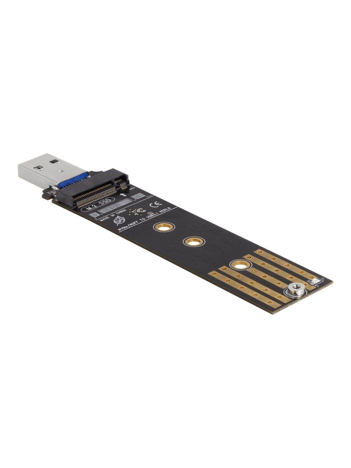 DeLOCK Interface Adapter - M.2 Card (PCIe NVMe & SATA) - USB 3.2 (Gen 2)