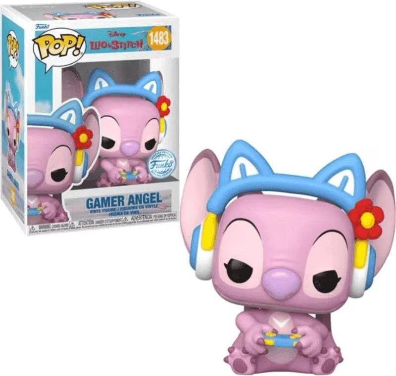 Toy Planet Funko Pop Disney Angel Con Auriculares Rosa Talla Única Niño