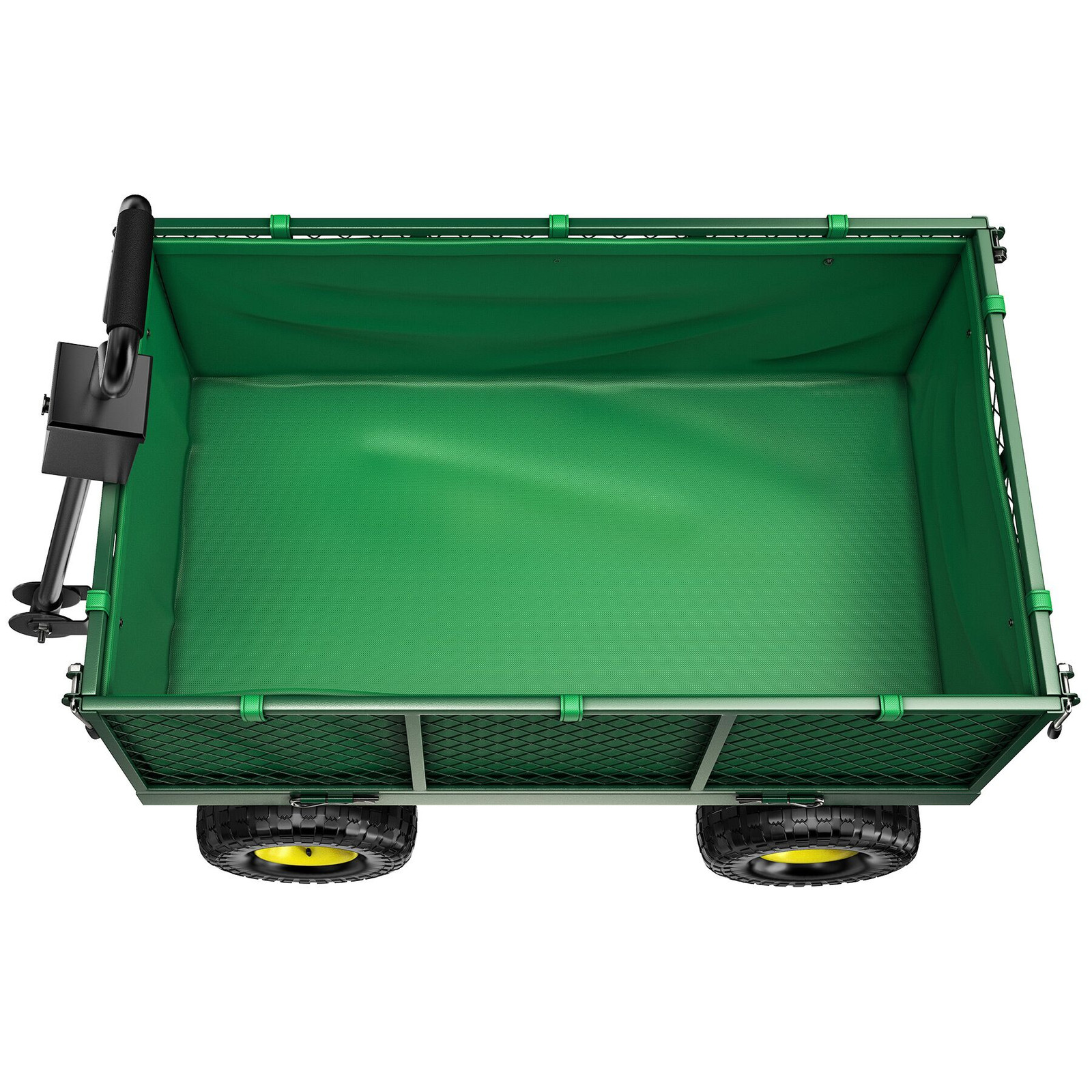 TecTake Bolderwagen Transportkar XXL max. 550kg - groen