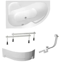 Laguna Fortuna Plus Asymmetrische Badewanne SIKOFO1500LAPNP