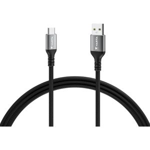 Varta Ladekabel Speed Charge & Sync, schwarz, 2m, USB-A auf USB-C, 60W Schnellladekabel