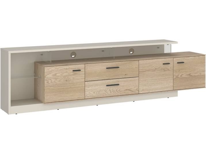 Z2 TV-Lowboard LAGOON, eiche, Holznachbildung