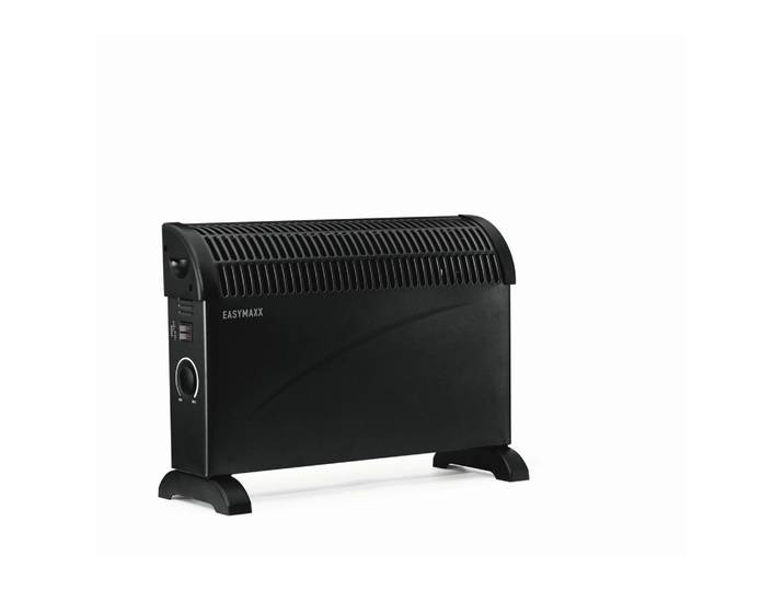Easymaxx Heizlüfter EASYmaxx, Schwarz, Metall, Kunststoff, 20x38.5x53.5 cm, Elektrogeräte, Heizgeräte, Heizstrahler