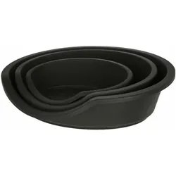 Kerbl Kunststoffbett Dreamer, recycl, schwarz, 80x60x25cm (Hund, Katze), Hundebett + Katzenbett