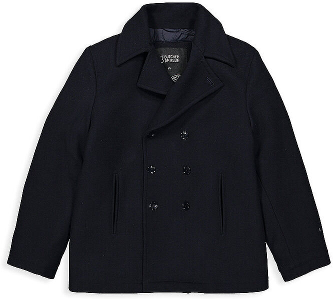 BUTCHER OF BLUE Wollmantel MASON  blau   M M