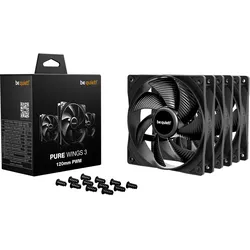 be quiet! Lüfter Pure Wings 3 PWM Triple Pack - 120mm Gehäuselüfter