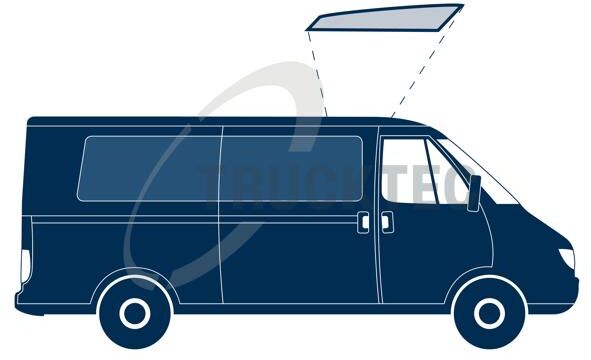 Trucktec Automotive Dichtung, Schiebedach 02.54.056 Für Mercedes