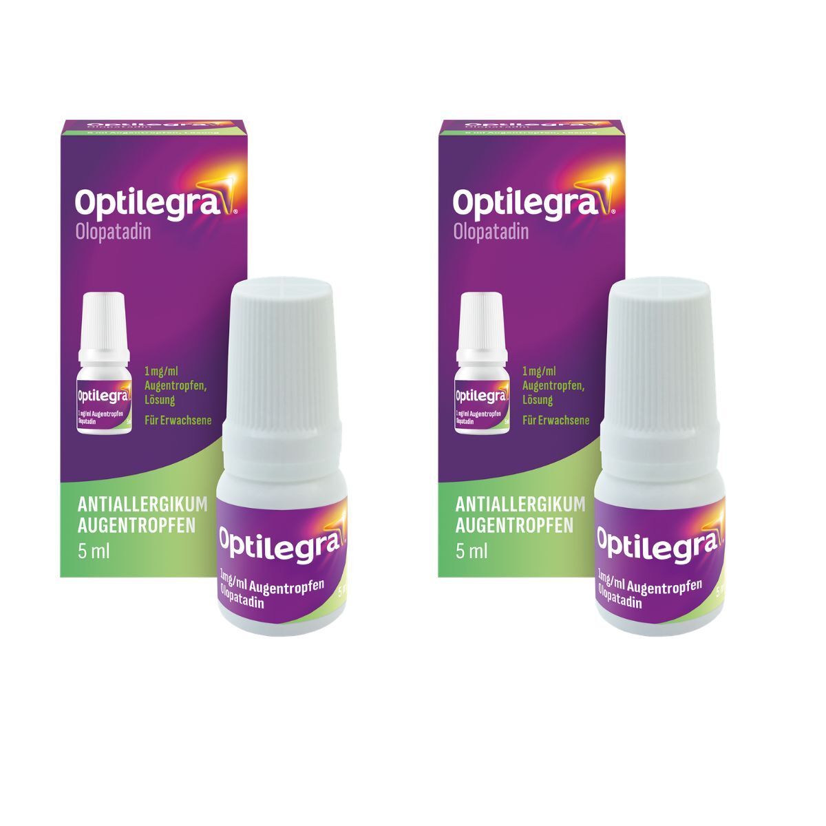 Optilegra 1 mg/ml Augentropfen Lösung 2x 2x5 ml