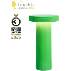 VOLUME retro Akku-Tischleuchte In- und Outdoor neon grün