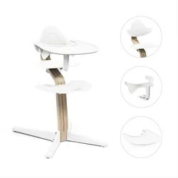 Stokke® Nomi Bundle Hochstuhl inkl. Babyset und Tray, weiss