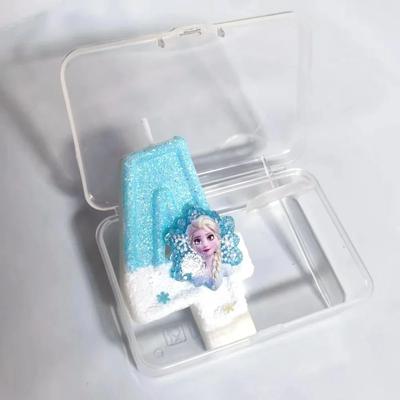 Uplift Treasures Frozen Cartoon Number Birthday Cake Candle 4