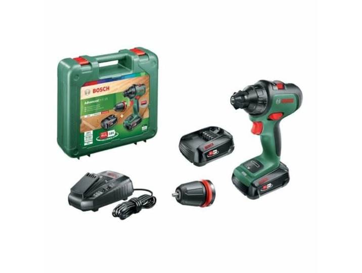 Bosch perceuse visseuse sans fils AdvancedDrill 18 (2 batteries\, système 18 V\, dans coffret de transport)