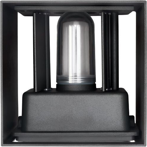 LED Line Applique Murale Grise IP65 Cube pour Ampoule G9