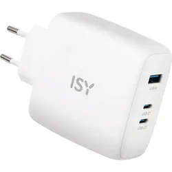 ISY IAC-5100, USB-C GaN, Ladegerät Universal 100 Watt, Weiß