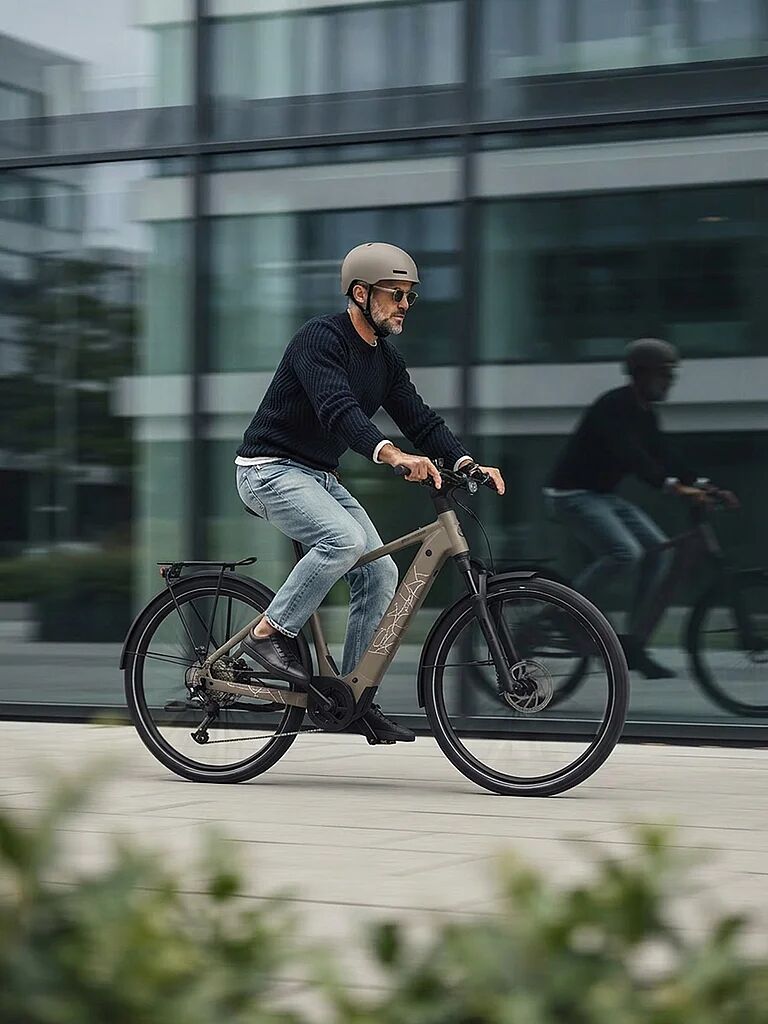 Bergamont Herren E-Bike Helix 10 Belt camel   S M
