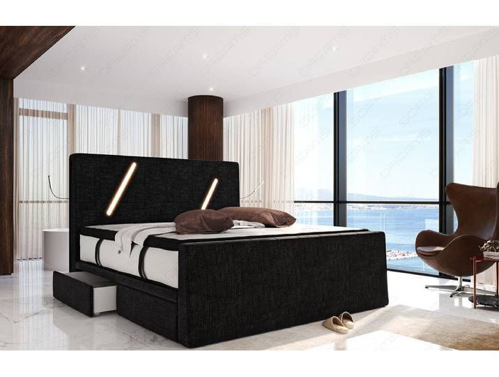 Boxspringbett Toulon Stoffbezug