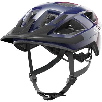 Fahrradhelm ABUS "Aduro 3.0 LED" Gr. M, lila (violette (lila waters)), Helme, M